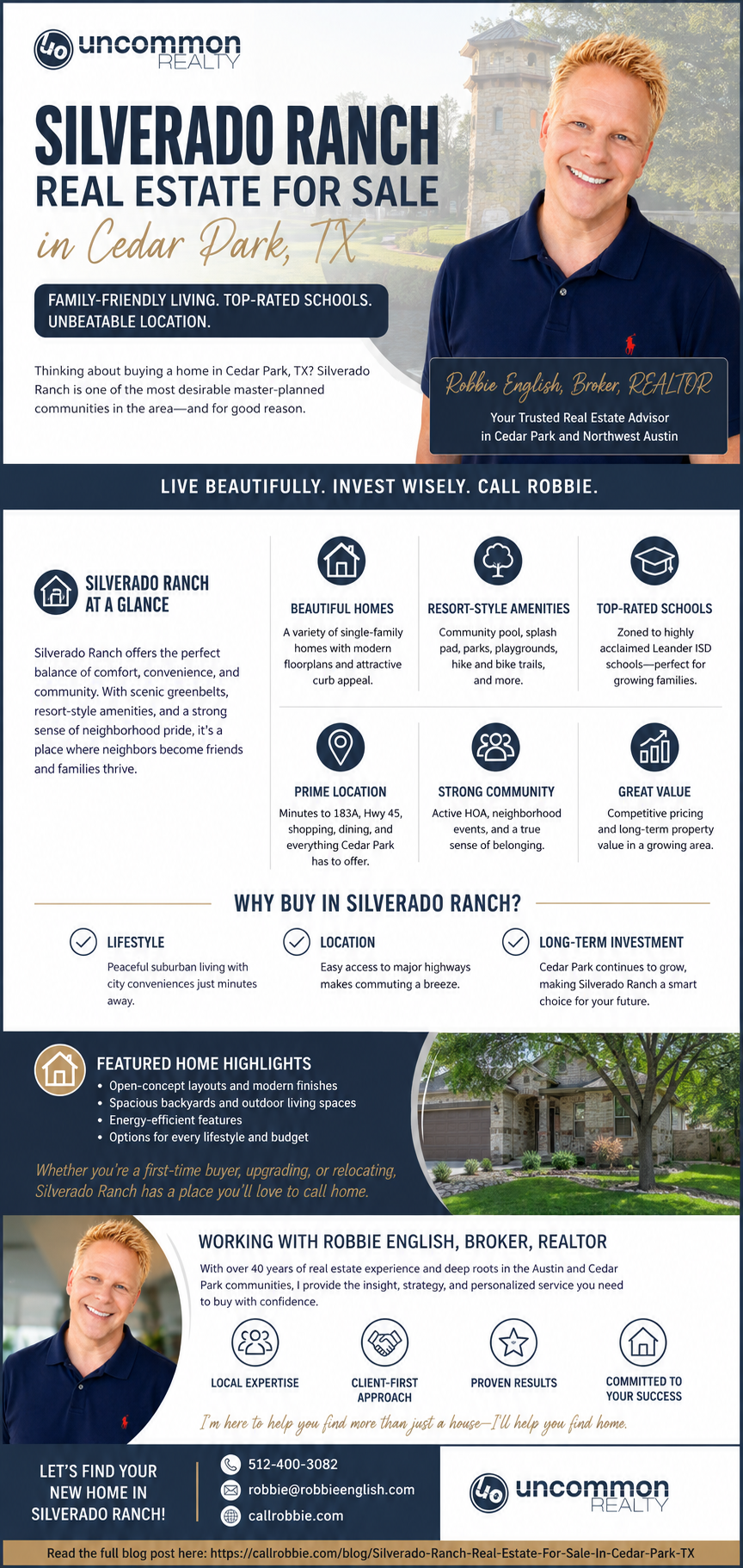 infographic Silverado Ranch Real Estate For Sale In Cedar Park TX