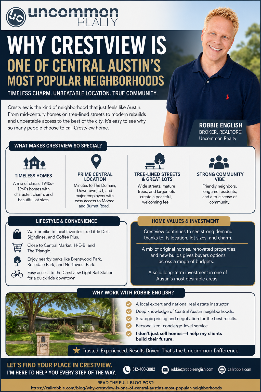 infographic Why Crestview Is One of Central Austin’s Most Popular Neighborhoods