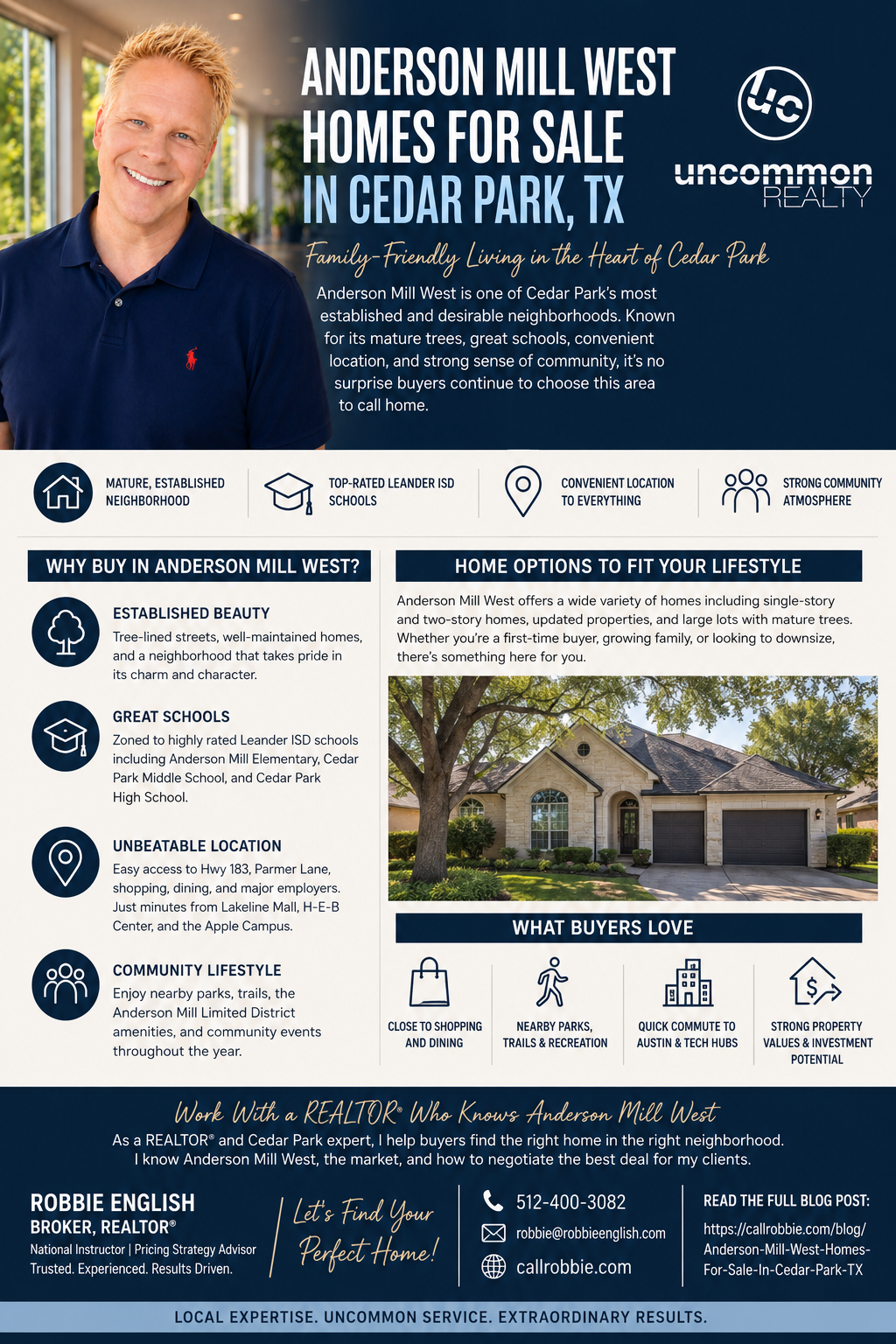 infographic Anderson Mill West Homes For Sale In Cedar Park TX