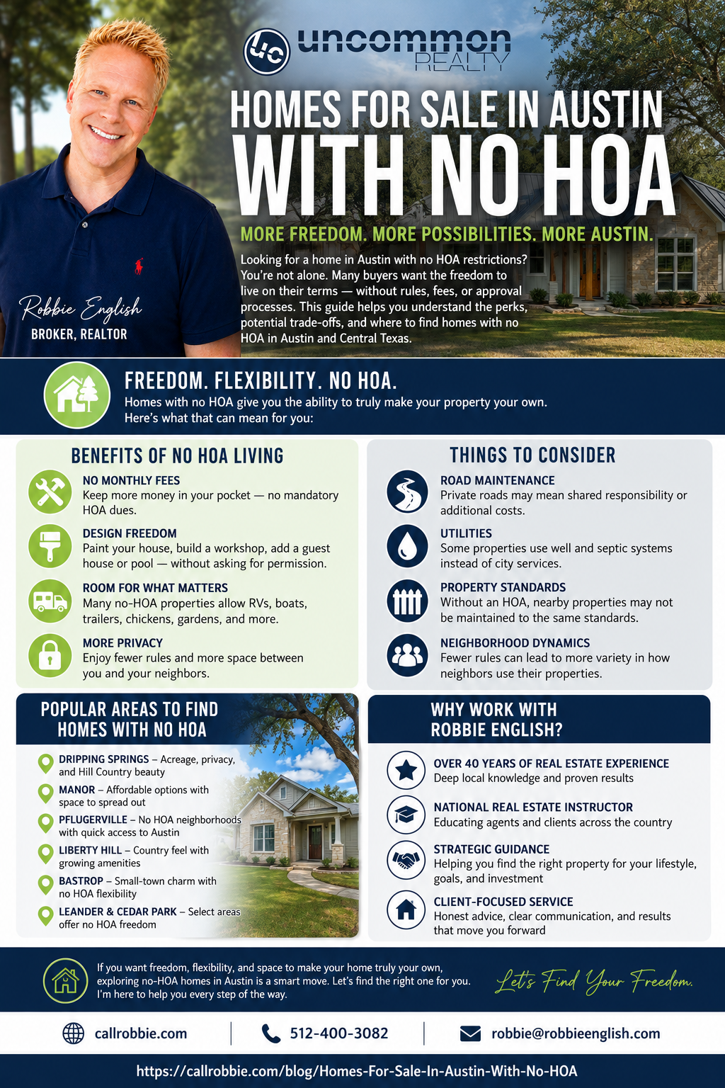 infographic Homes For Sale In Austin With No HOA