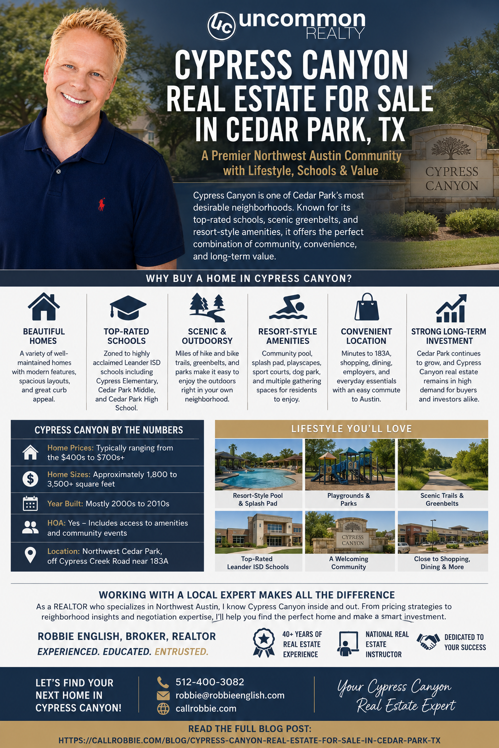 infographic Cypress Canyon Real Estate For Sale In Cedar Park TX