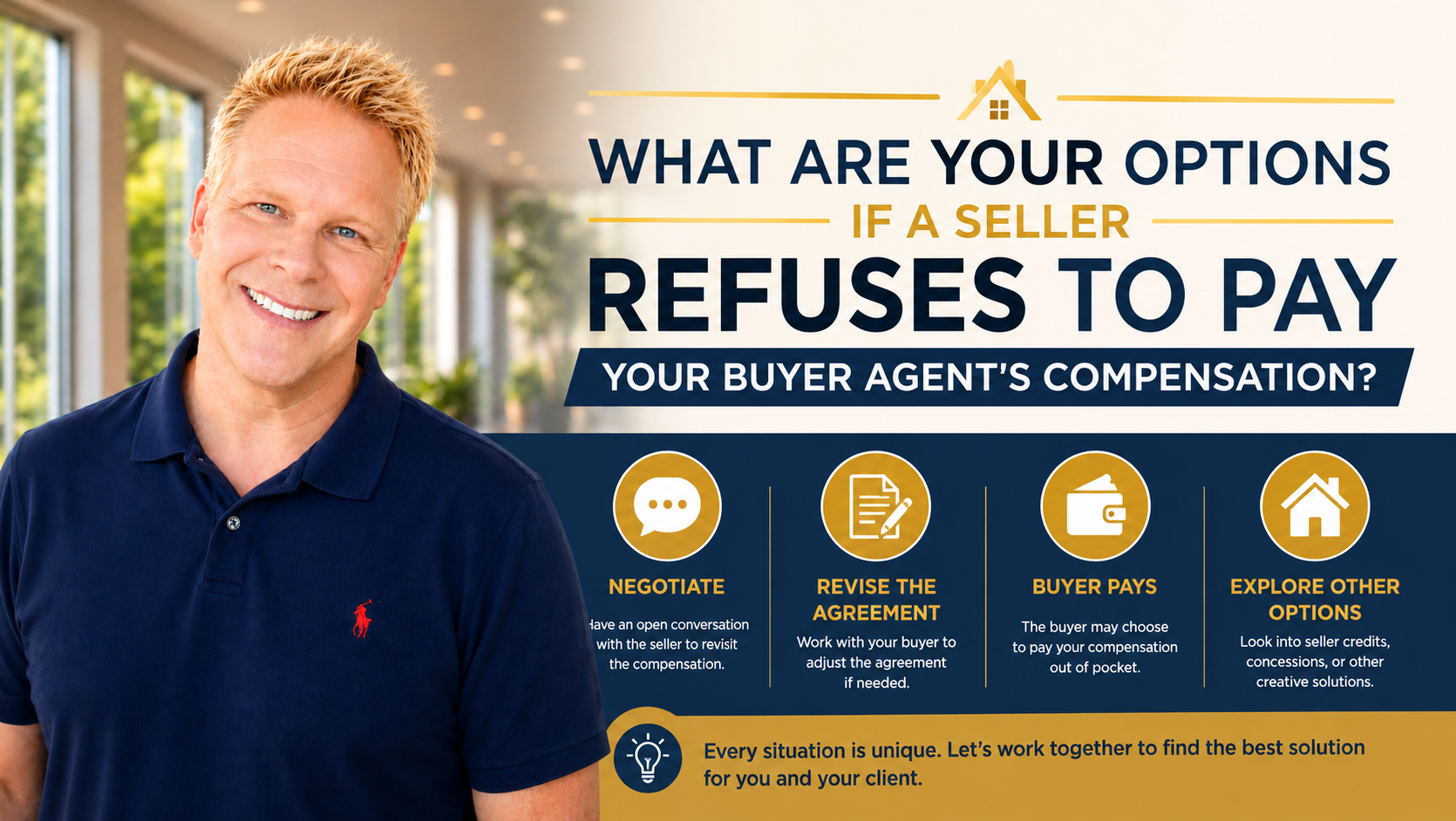 What Are Your Options If a Seller Refuses to Pay Your Buyer Agent's Compensation?