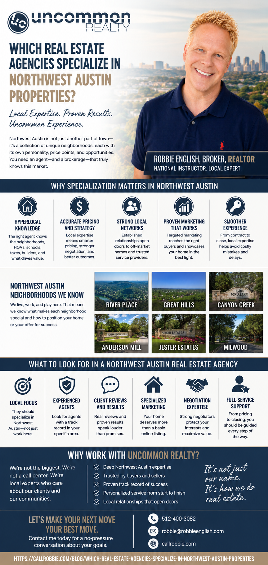 infographic Which Real Estate Agencies Specialize In Northwest Austin Properties?