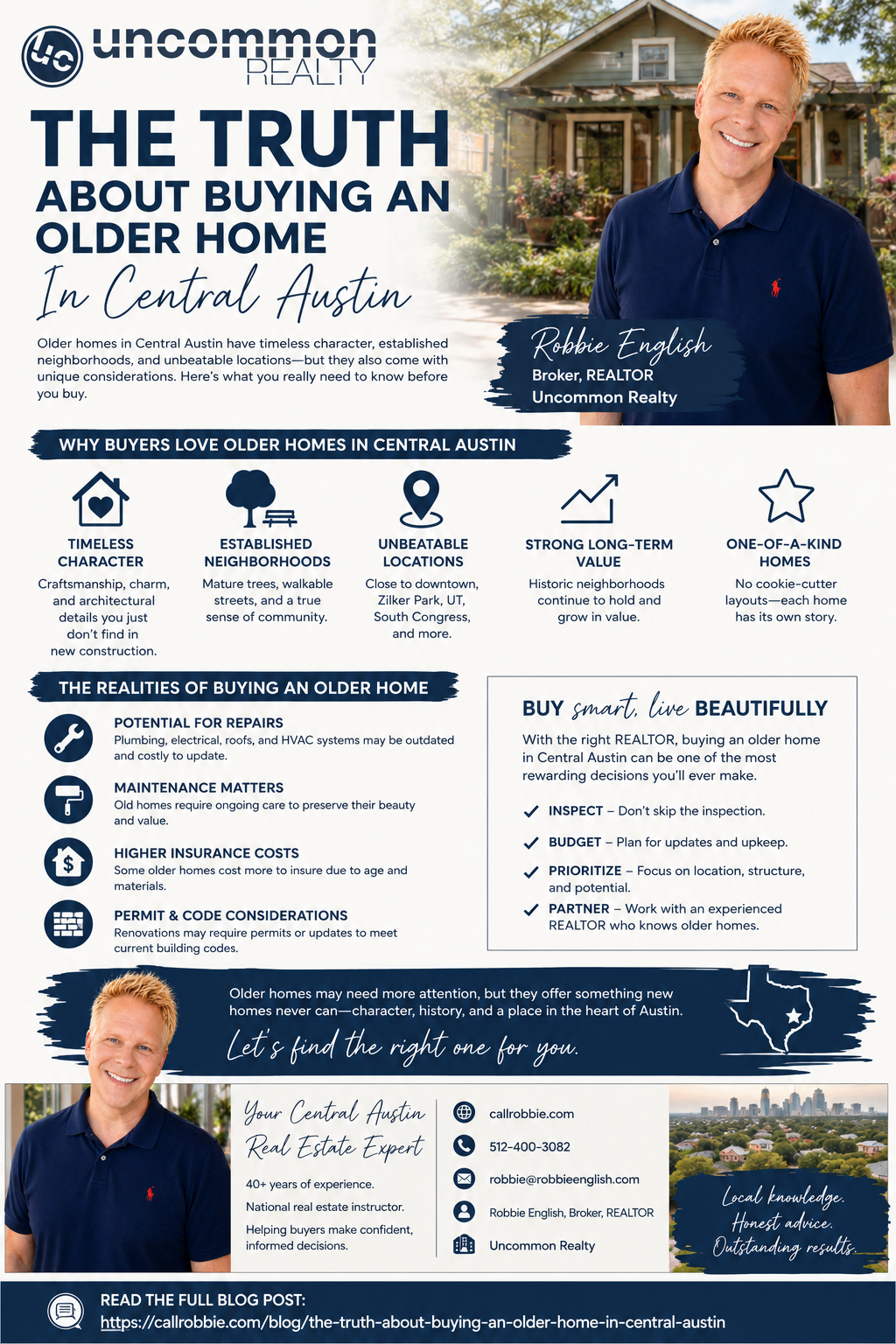 infographic The Truth About Buying an Older Home in Central Austin
