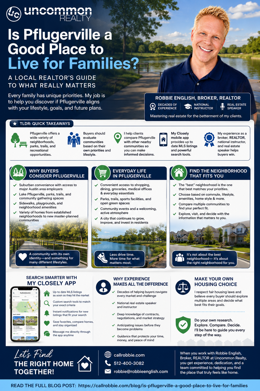 infographic Is Pflugerville a Good Place to Live for Families?