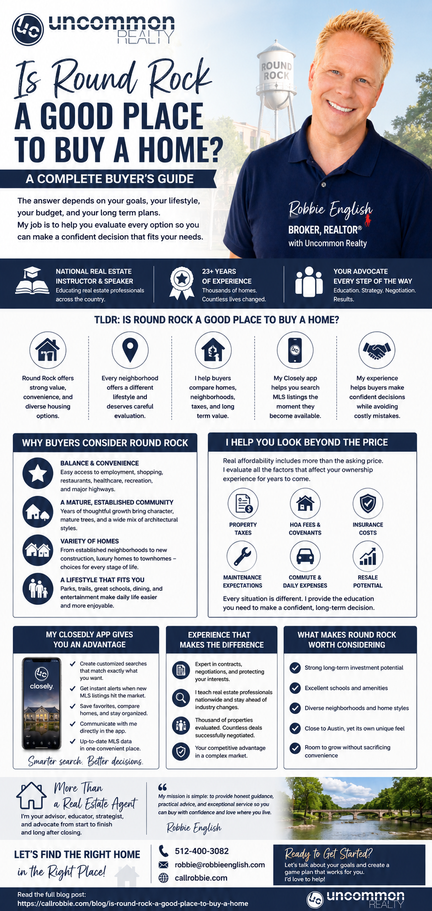 infographic Is Round Rock a Good Place to Buy a Home?