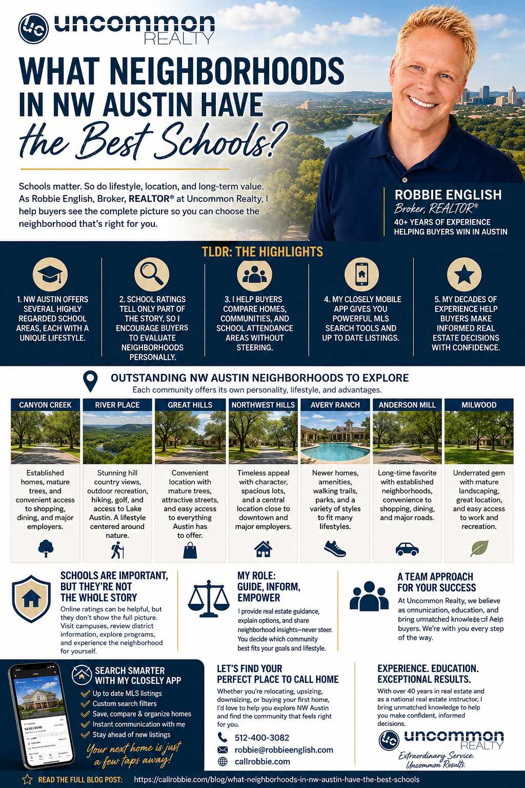 infographic What Neighborhoods in NW Austin Have the Best Schools?