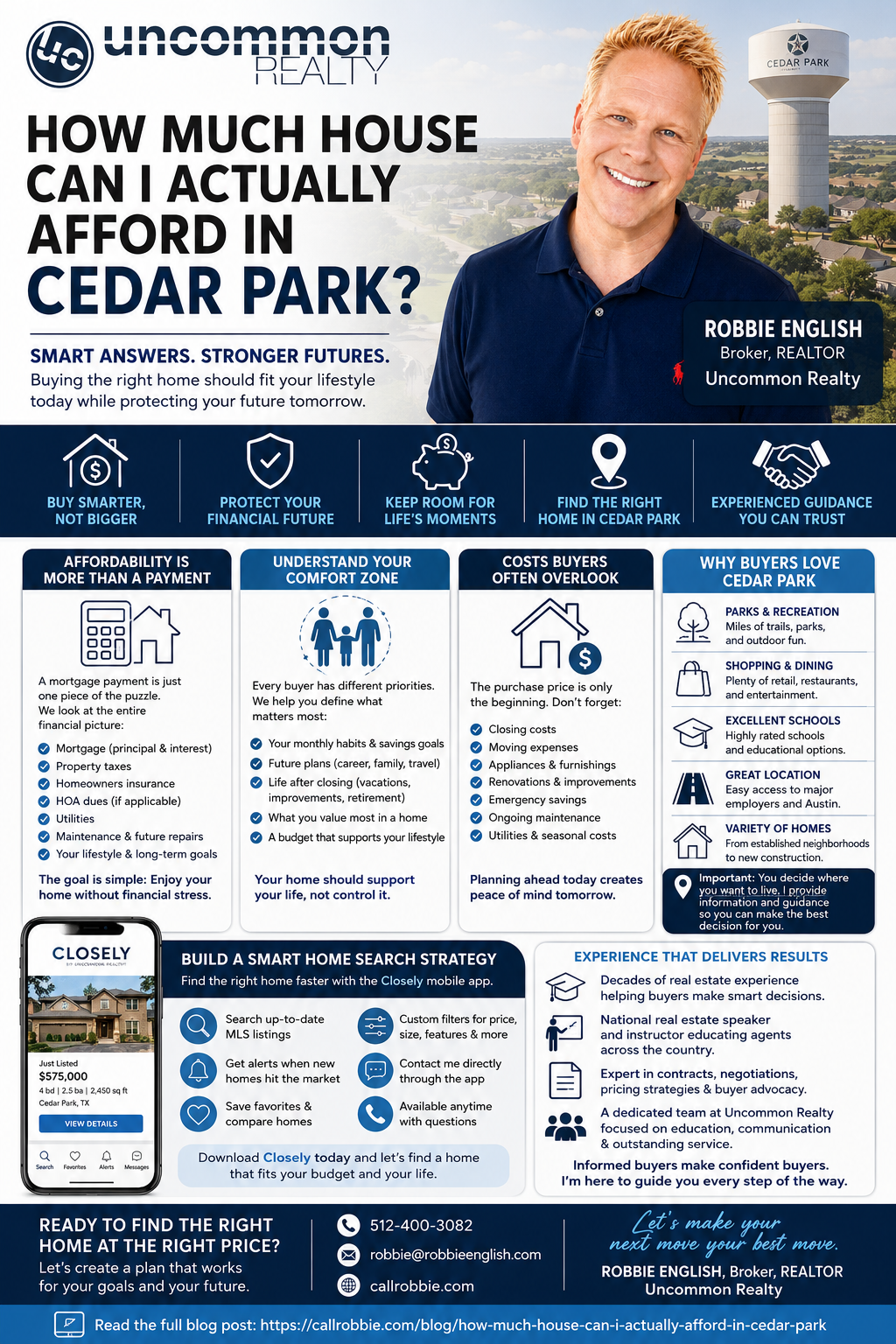 infographic How Much House Can I Actually Afford in Cedar Park?