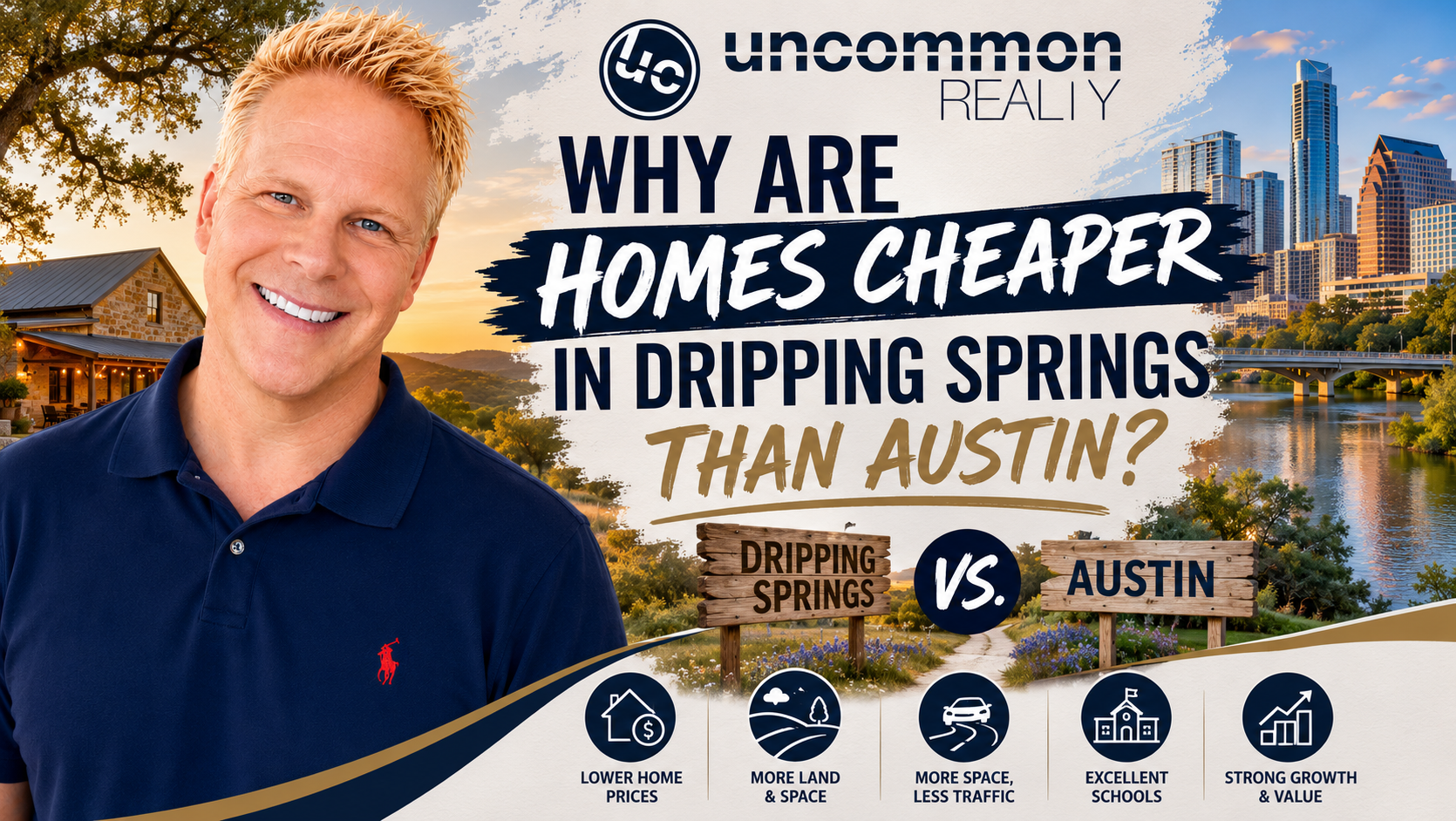 Why Are Homes Cheaper in Dripping Springs Than Austin?