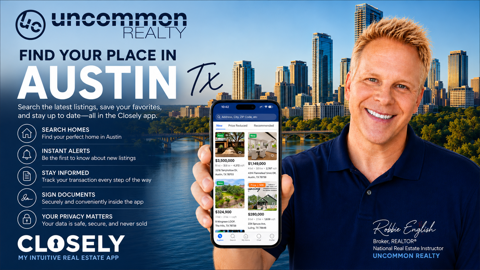 Austin Area Home Search App | Search Homes With Robbie English