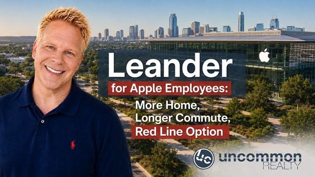 Leander for Apple Employees: More Home, Longer Commute, Red Line Option