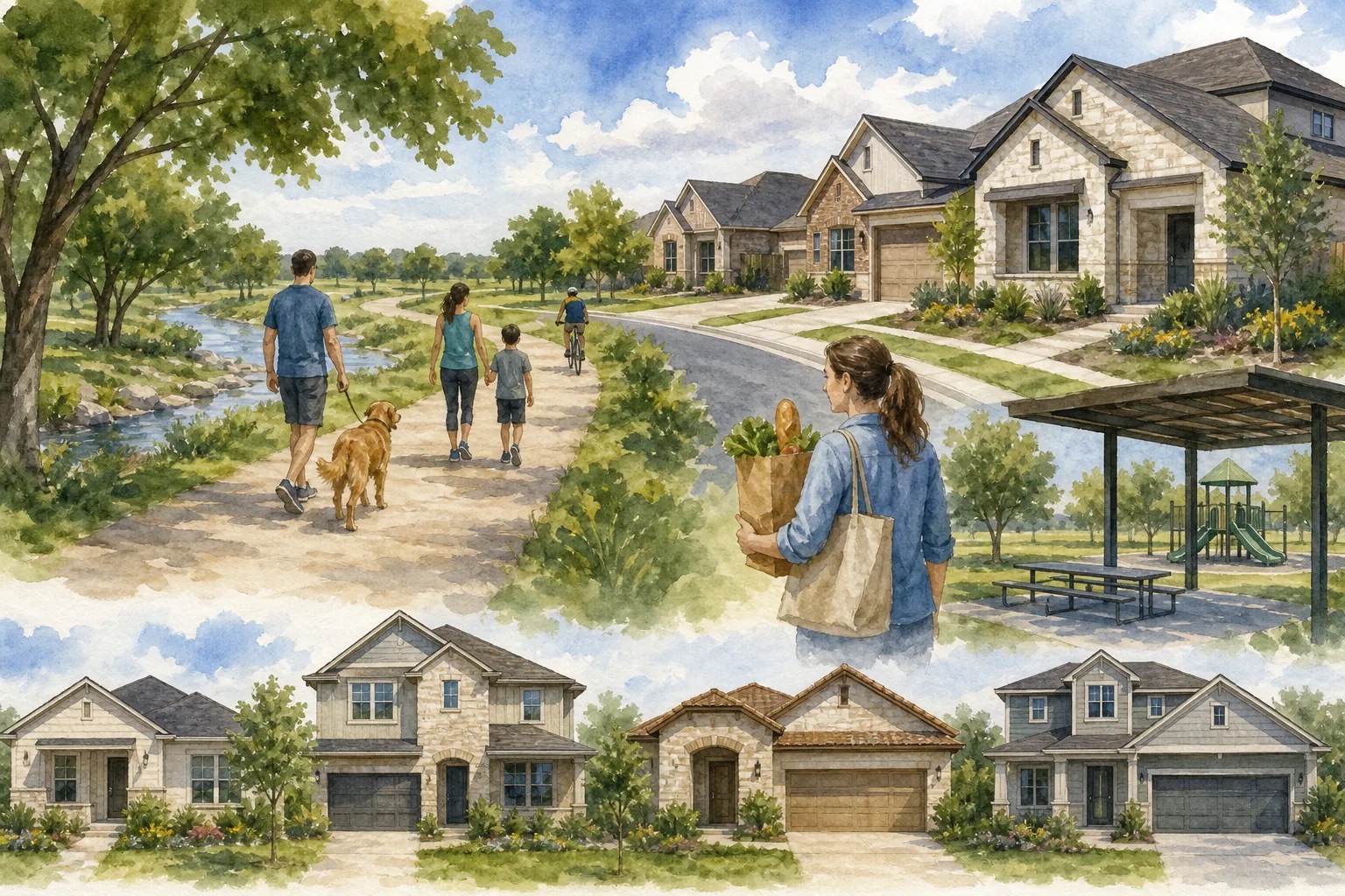 Mayfield Ranch: Resale variety near parks, trails, and daily conveniences