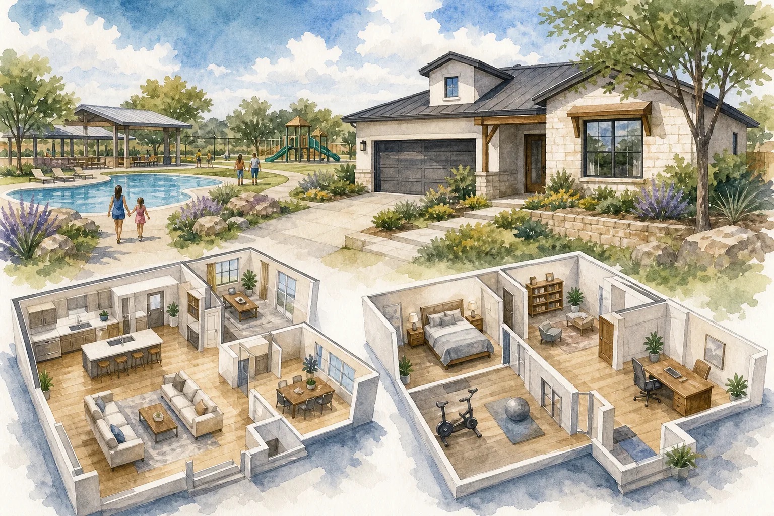 Sonoma: Newer construction, amenities, and flexible floor plans