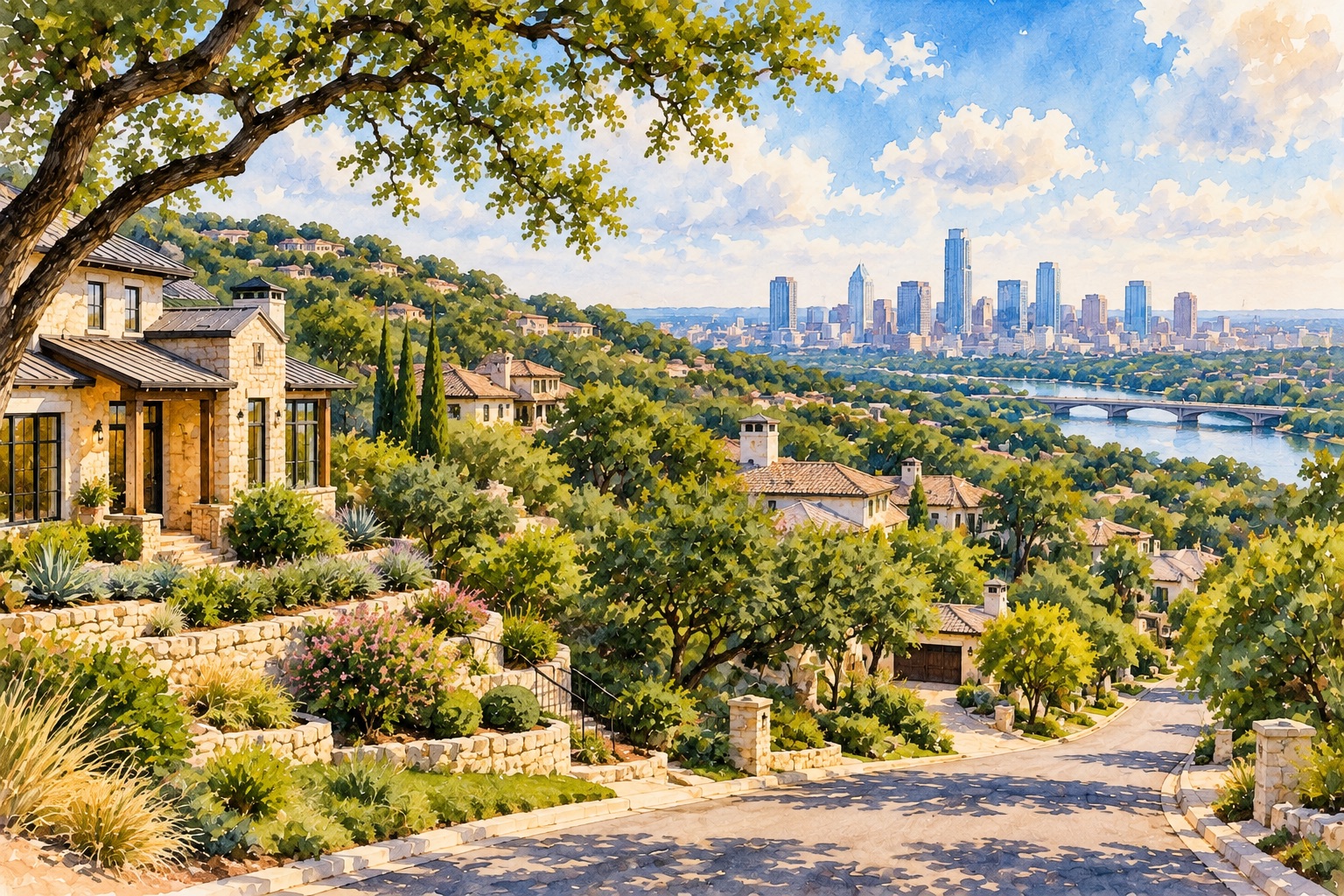 West Lake Hills area of town