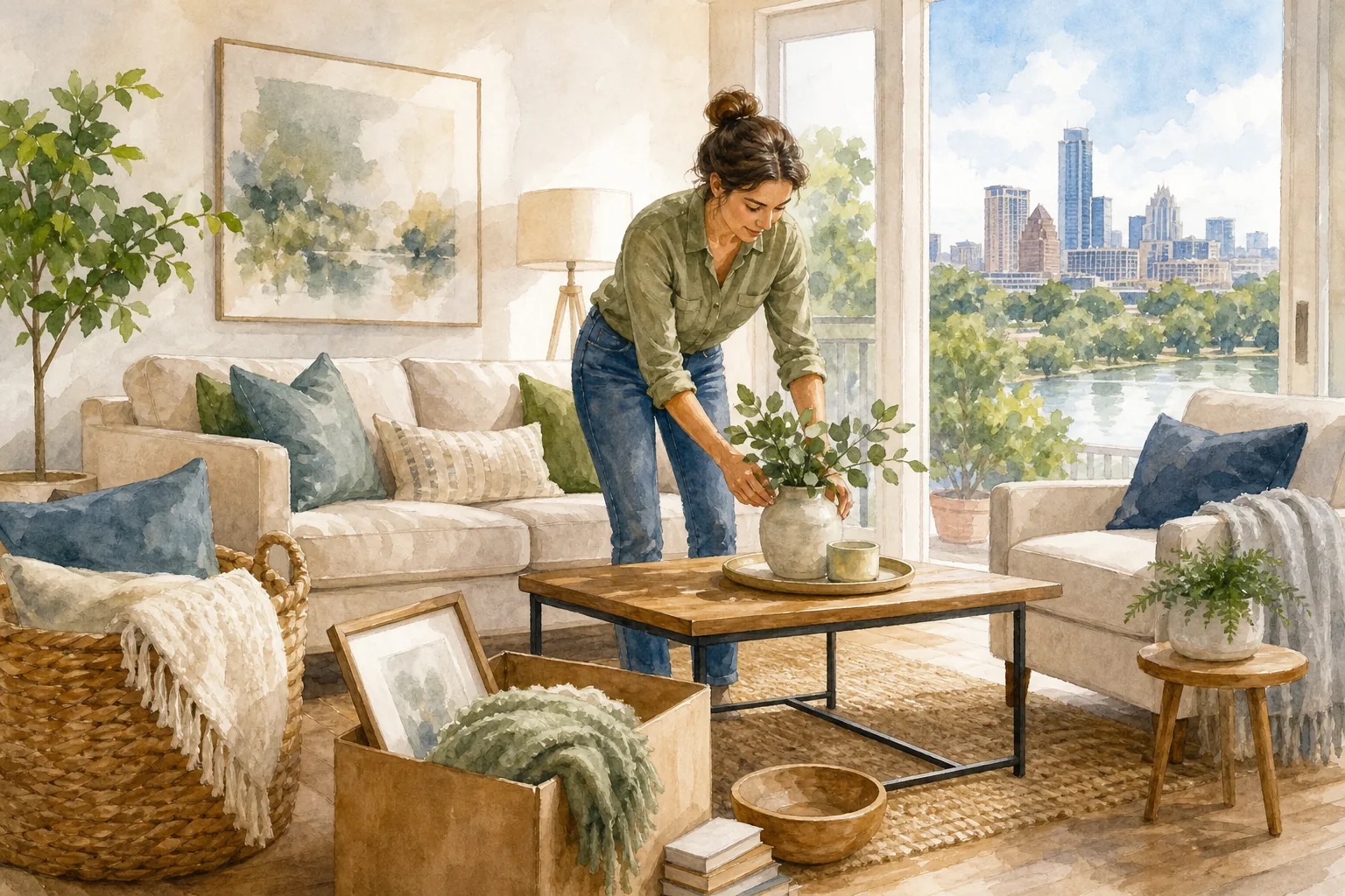 DIY Staging for Austin Sellers