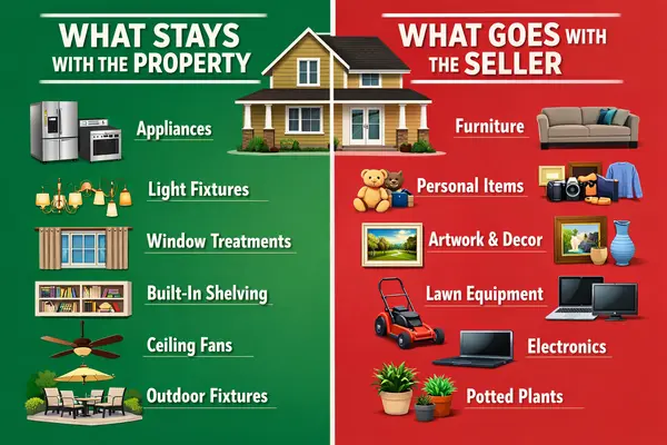What Stays With The Property And What Goes,Robbie English