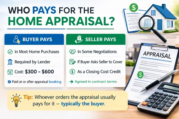 Who Pays For The Home Appraisal? Buyer? Seller? Or Lender?,Robbie English
