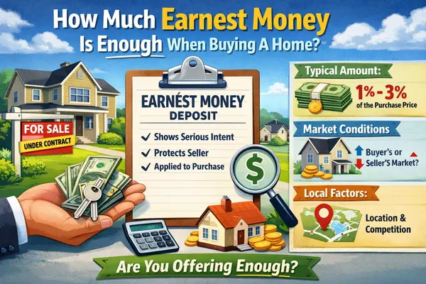 How Much Earnest Money Is Enough When Buying A Home,Robbie English