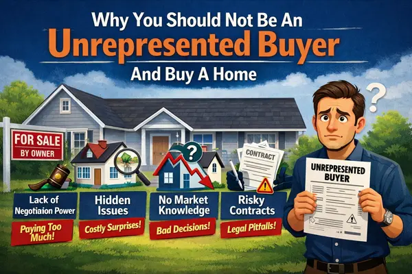 Why You Should Not Be An Unrepresented Buyer And Buy A Home,Robbie English