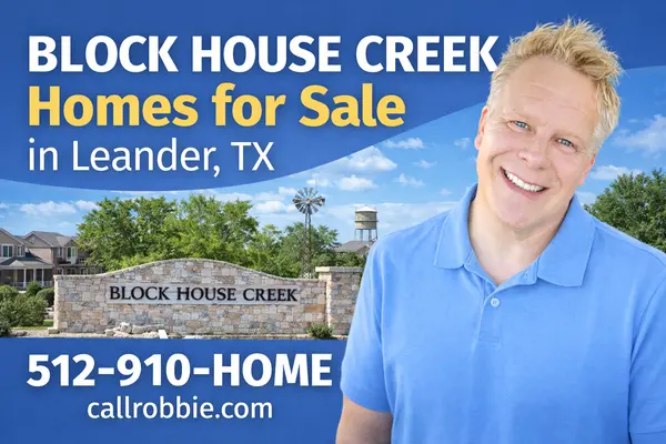 Block House Creek Homes For Sale In Leander TX,Robbie English