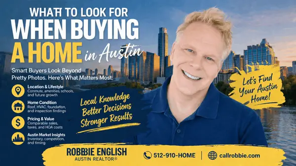 What To Look For When Buying A Home In Austin