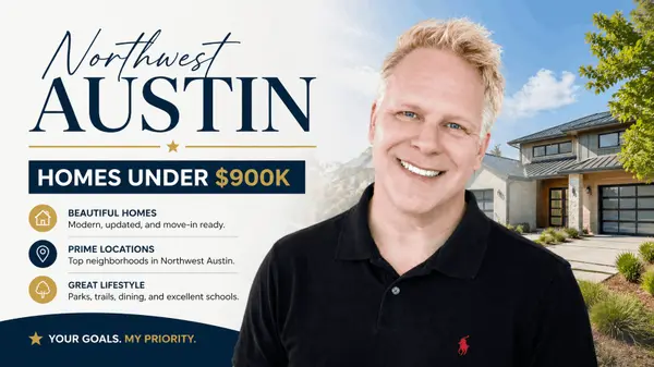 Northwest Austin homes under $900K,Robbie English