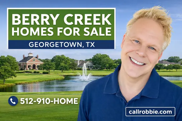 Berry Creek Homes For Sale In Georgetown TX,Robbie English