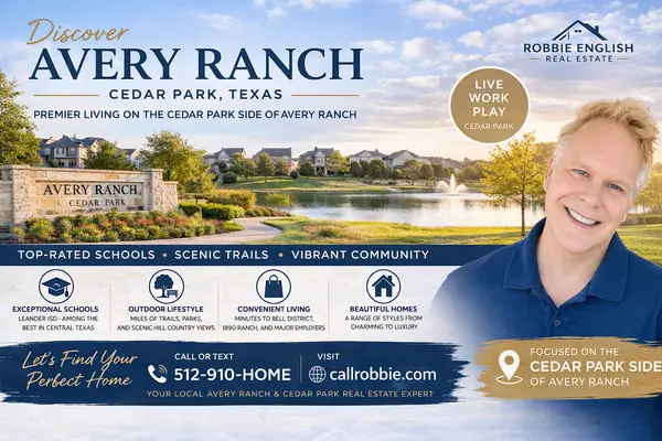 Avery Ranch Real Estate For Sale In Cedar Park TX,Robbie English