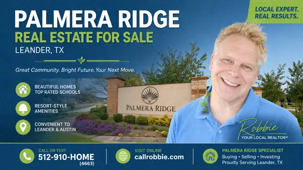 Palmera Ridge Real Estate For Sale In Leander TX,Robbie English