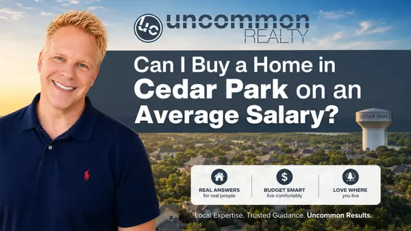Can I Buy a Home in Cedar Park on an Average Salary?