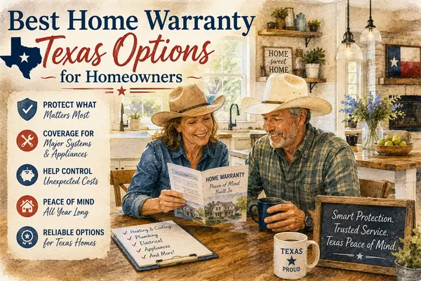 feature image of Best Home Warranty Texas Options for Homeowners