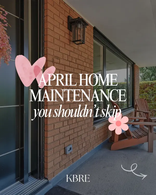 feature image of Your April Home Maintenance Cheat Sheet