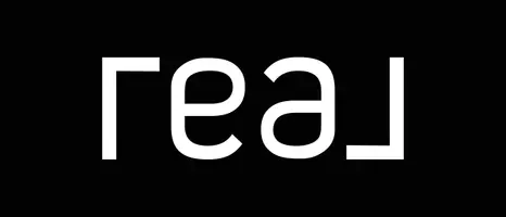 Real Logo Knockout Black with White Wordmark