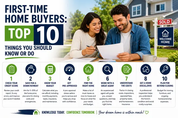 First-Time Home Buyers: Top 10 Things You Should Know or Do,Carlos Barron