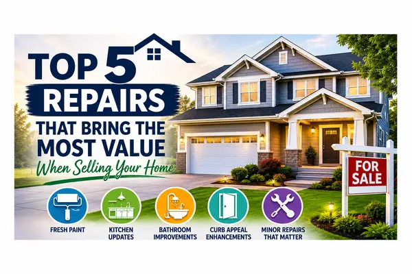 Top 5 Repairs That Bring the Most Value When Selling Your Home,Carlos Barron