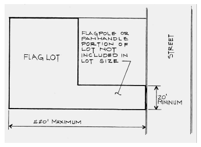 What is a flag lot and what are the Pros and Cons of owning one