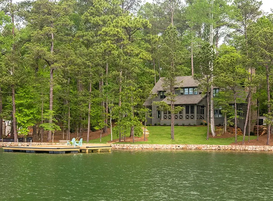 Lakefront home