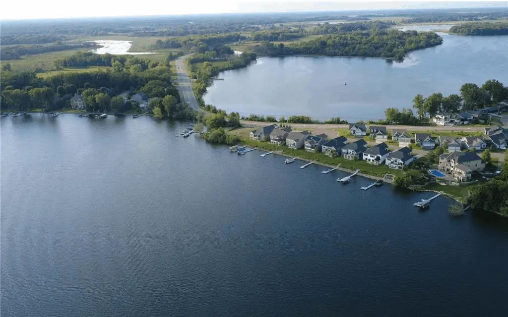 Peltier Lake surrounded by homes