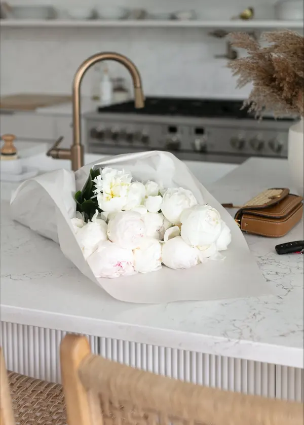 Stock - flowers and sink:stove