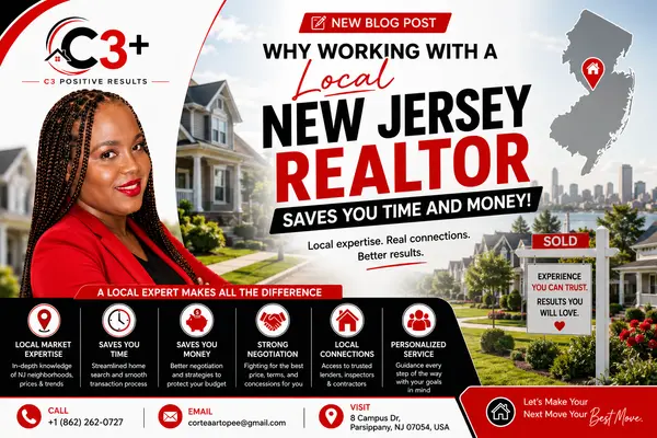Why Working with a Local New Jersey Realtor Saves You Time and Money,Cortea Artopee