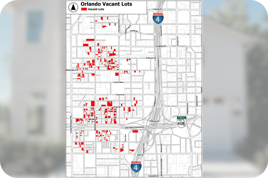 Parramore Orlando New Homes and Vacant Lots