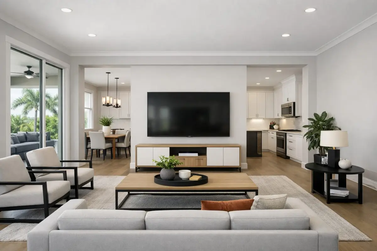 Orlando home interior design inspiration featuring paint color options for modern living spaces and residential updates.