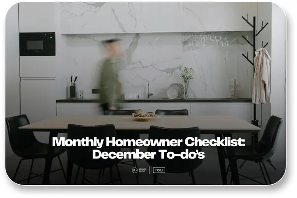feature image of Monthly Homeowner Checklist: December To-do’s