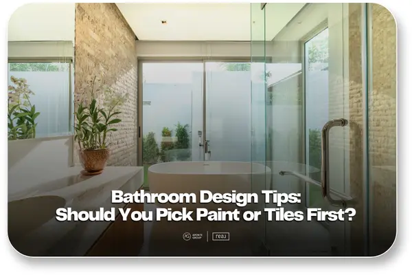Bathroom Design Tips: Should You Pick Paint or Tiles First?,Aponte Group