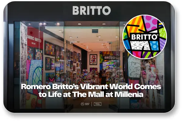 Romero Britto Comes to Life at Millenia,Aponte Group