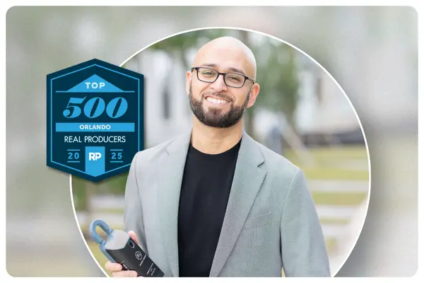 Rob Aponte Ranked in Central Florida’s Top 2.5% by Orlando Real Producers,Aponte Group