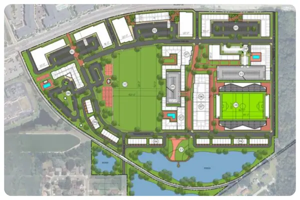 Proposed Mixed-Use Soccer Stadium Development in Winter Garden,Aponte Group
