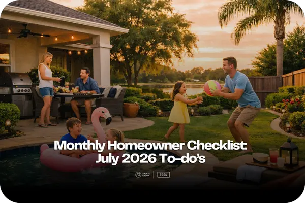Monthly Homeowner Checklist: July 2026 To-do’s