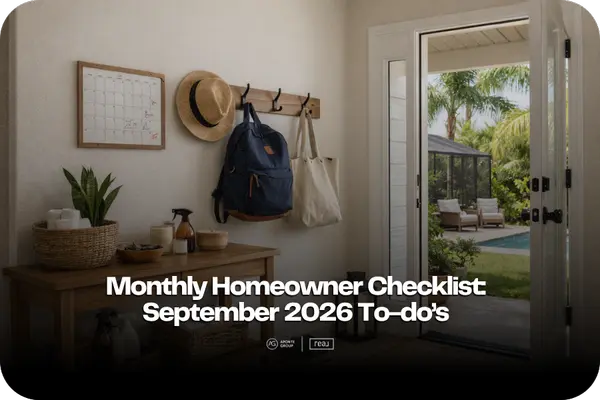 Monthly Homeowner Checklist: September 2026 To-do’s