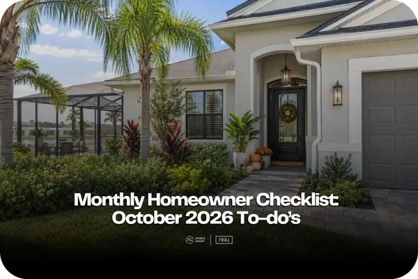 Monthly Homeowner Checklist: October 2026 To-do’s
